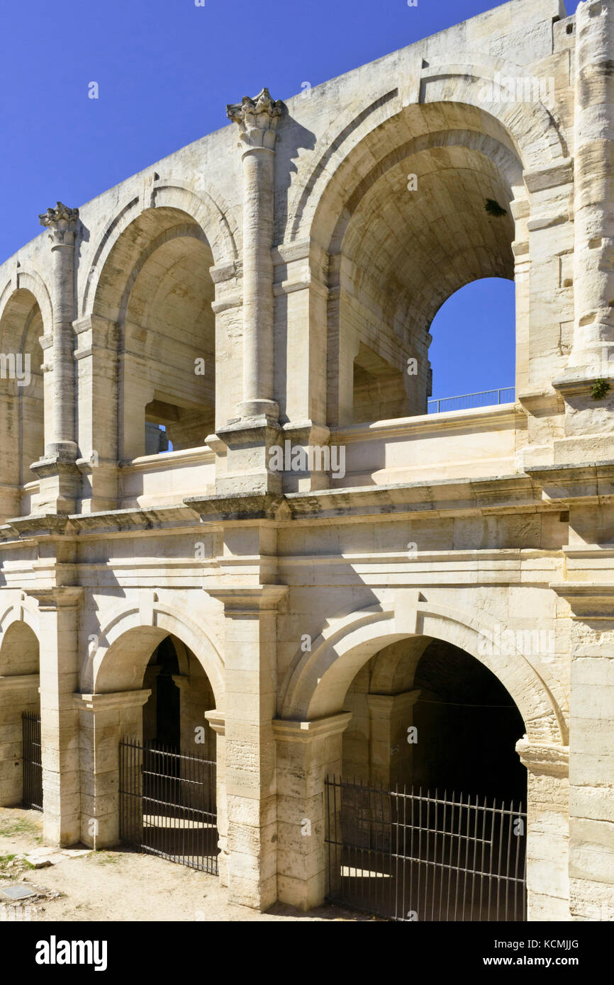 Anfiteatro, Arles, Provenza, Francia Foto Stock