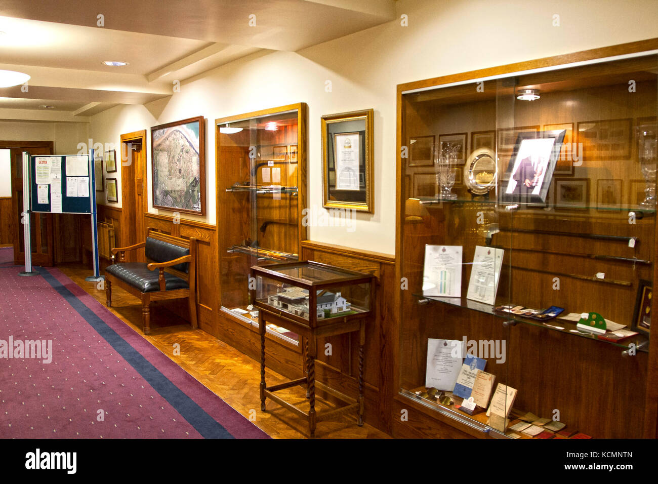 Il grande ingresso al Royal Portrush Golf Club, sede del campionato di golf Open 2019 Foto Stock