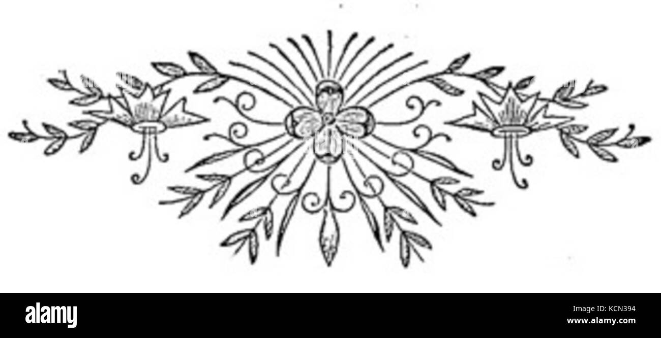 Libera Fiore Immagine di confine Foto Stock