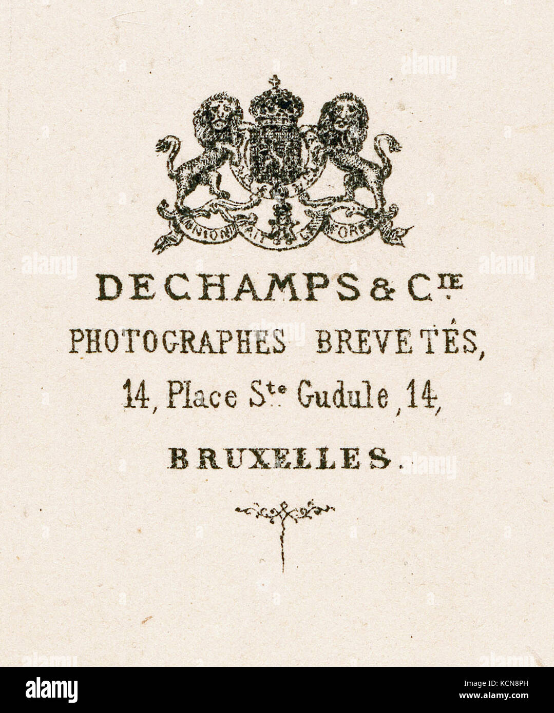 Dechamps Bruxelles Marchio Foto Stock