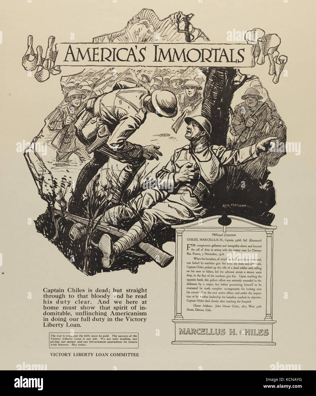 America's immortali, Marcello H. Chiles (34665661192) (ritagliate) Foto Stock