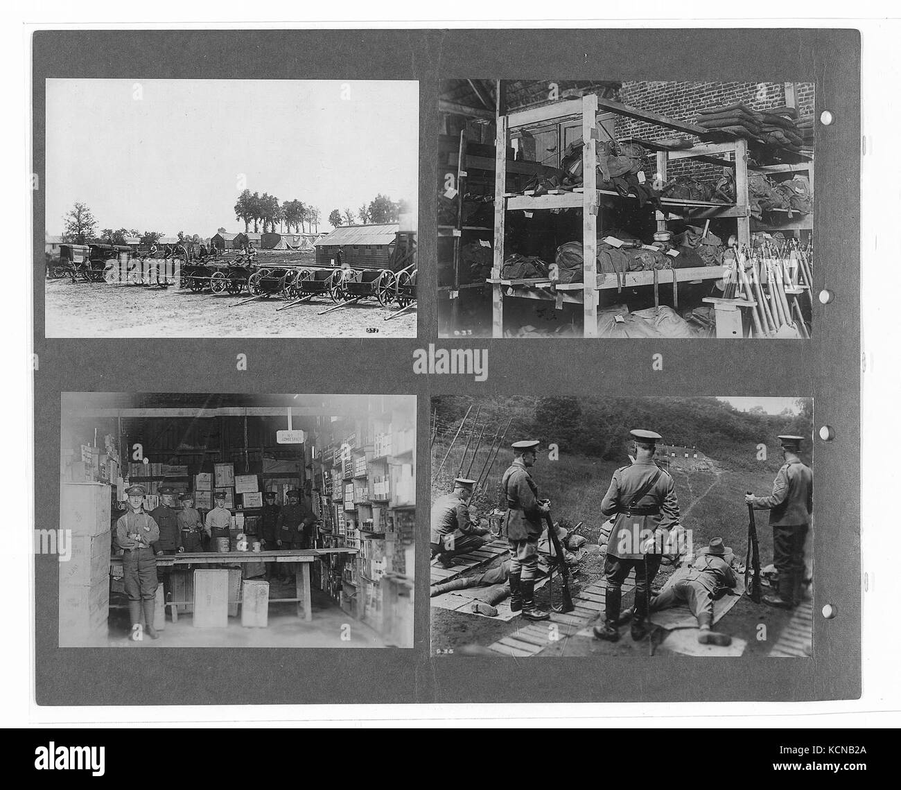 Una raccolta di fotografie di guerra ufficiali del Canada, che documentano eventi militari significativi e momenti durante i periodi di conflitto, offrendo un resoconto visivo della storia della guerra. Foto Stock