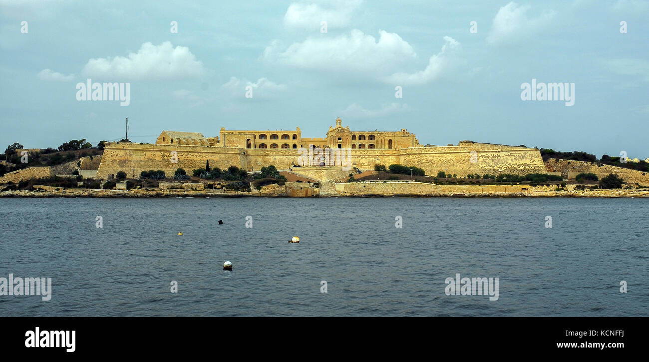 Forte Manoel, isola di Manoel, Malta, 2010. Foto Stock