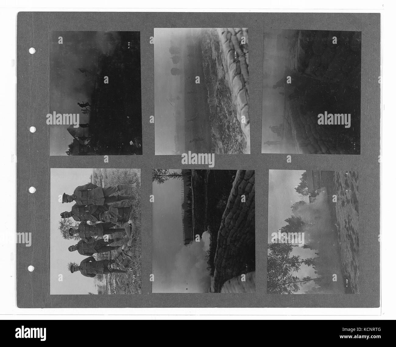 Canadian ufficiale di guerra fotografie (BL l.r.233.b.57.v1 f030r) Foto Stock