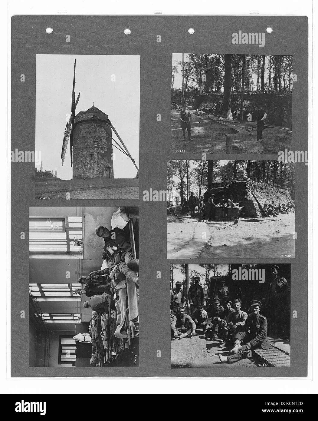 Canadian ufficiale di guerra fotografie (BL l.r.233.b.57.v1 f079r) Foto Stock