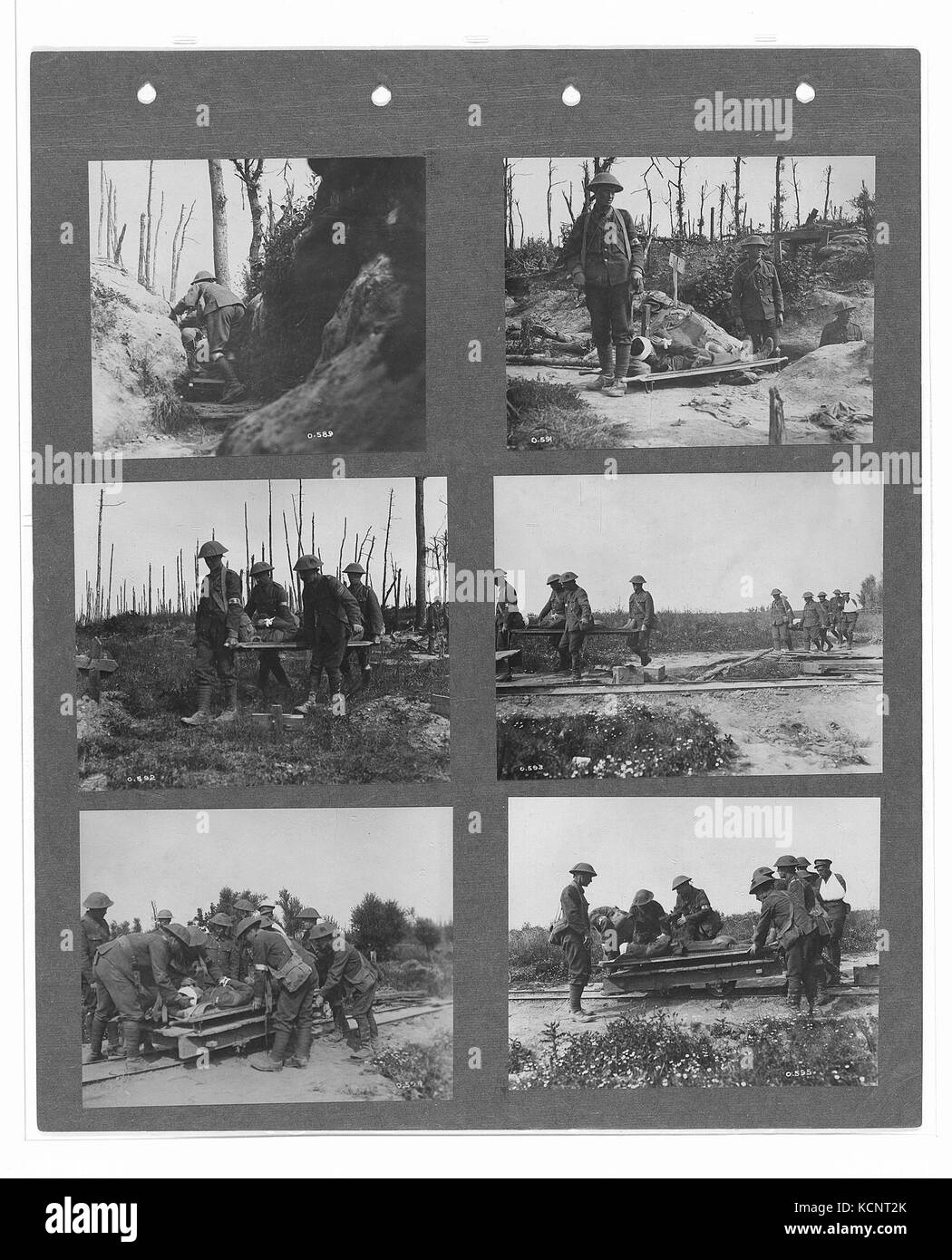 Canadian ufficiale di guerra fotografie (BL l.r.233.b.57.v2 f011r) Foto Stock