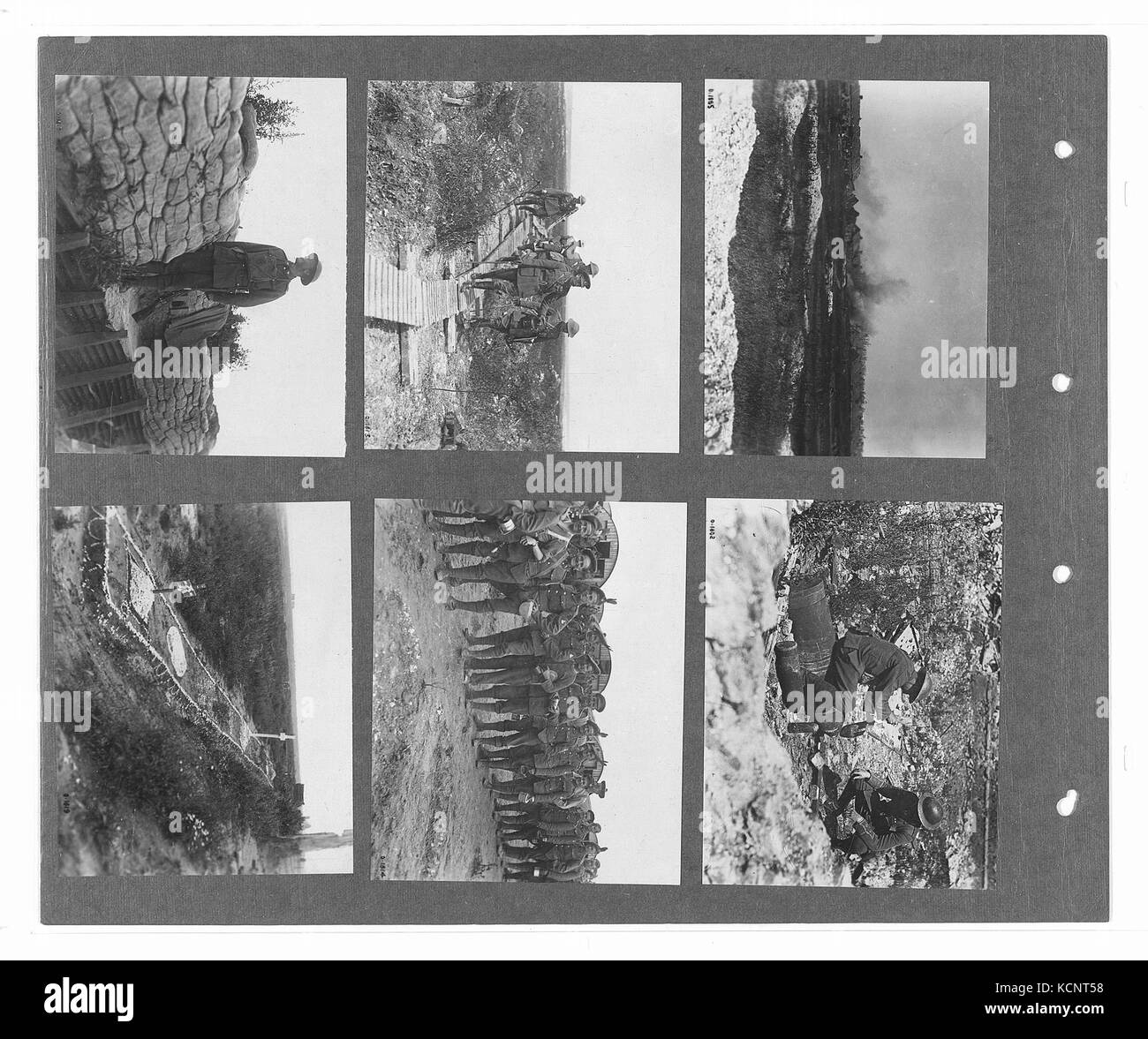 Canadian ufficiale di guerra fotografie (BL l.r.233.b.57.v3 f004r) Foto Stock