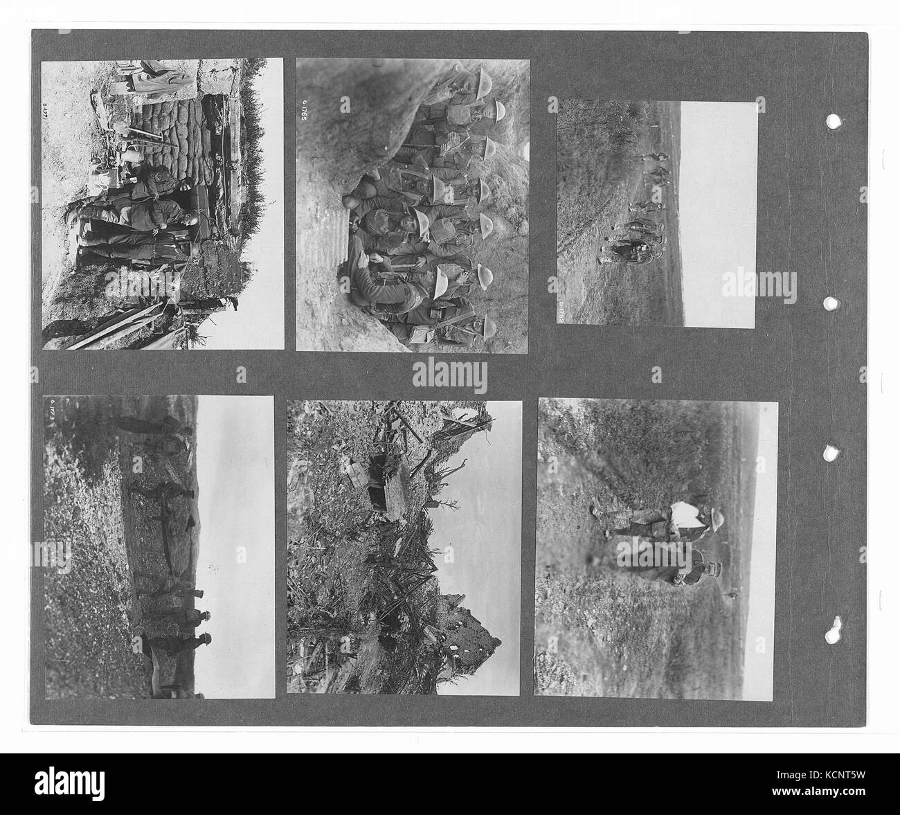 Canadian ufficiale di guerra fotografie (BL l.r.233.b.57.v3 f014r) Foto Stock