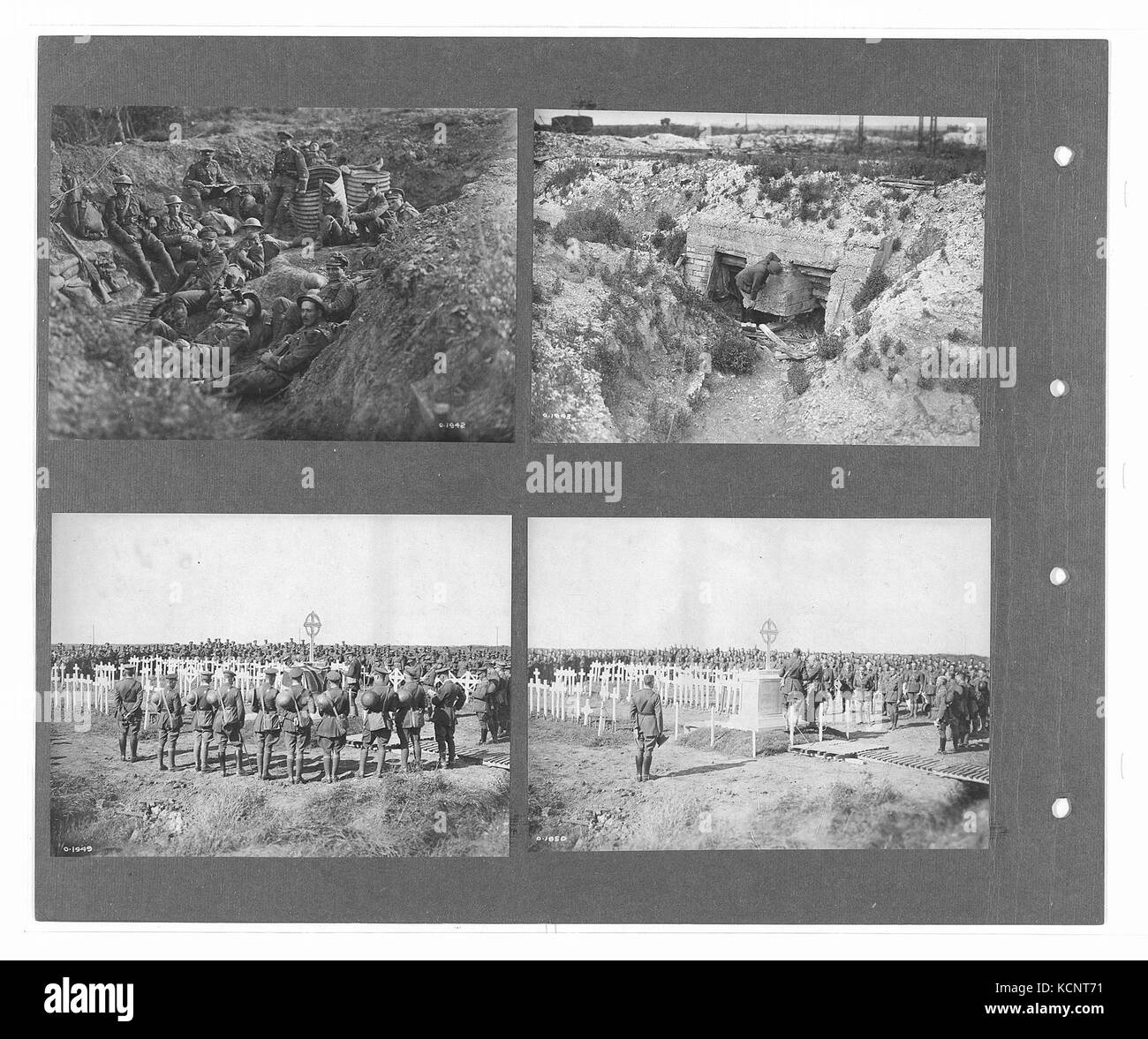 Le "fotografie ufficiali della guerra canadese" sono una serie di fotografie che documentano il coinvolgimento militare del Canada nella prima guerra mondiale, catturando momenti chiave e le esperienze dei soldati durante la guerra. Foto Stock