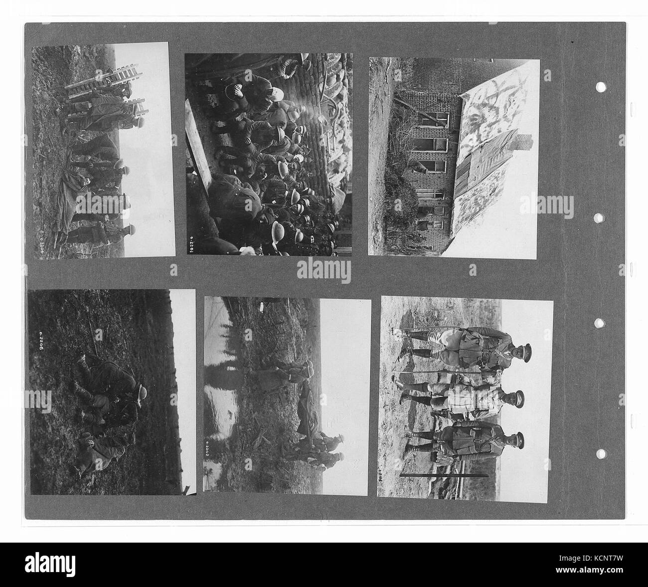 Canadian ufficiale di guerra fotografie (BL l.r.233.b.57.v3 f048r) Foto Stock