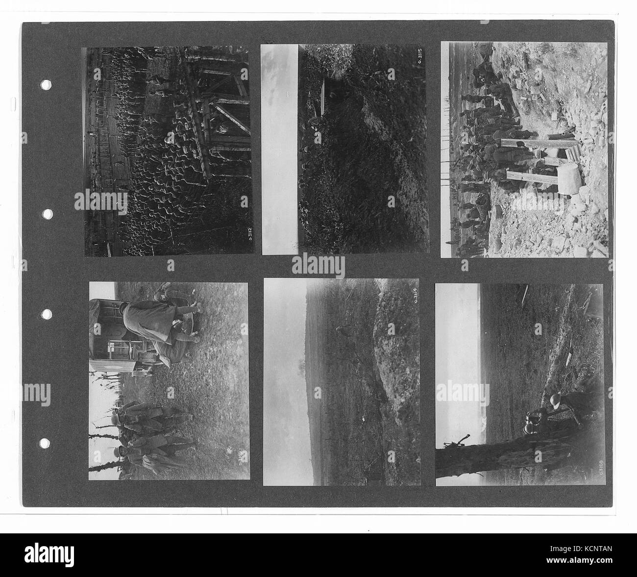 Questa collezione include fotografie ufficiali di guerra canadesi, che probabilmente documentano momenti significativi della storia militare canadese durante la guerra. Foto Stock