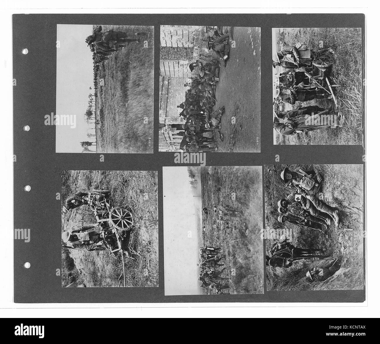 Canadian ufficiale di guerra fotografie (BL l.r.233.b.57.v4 f019r) Foto Stock