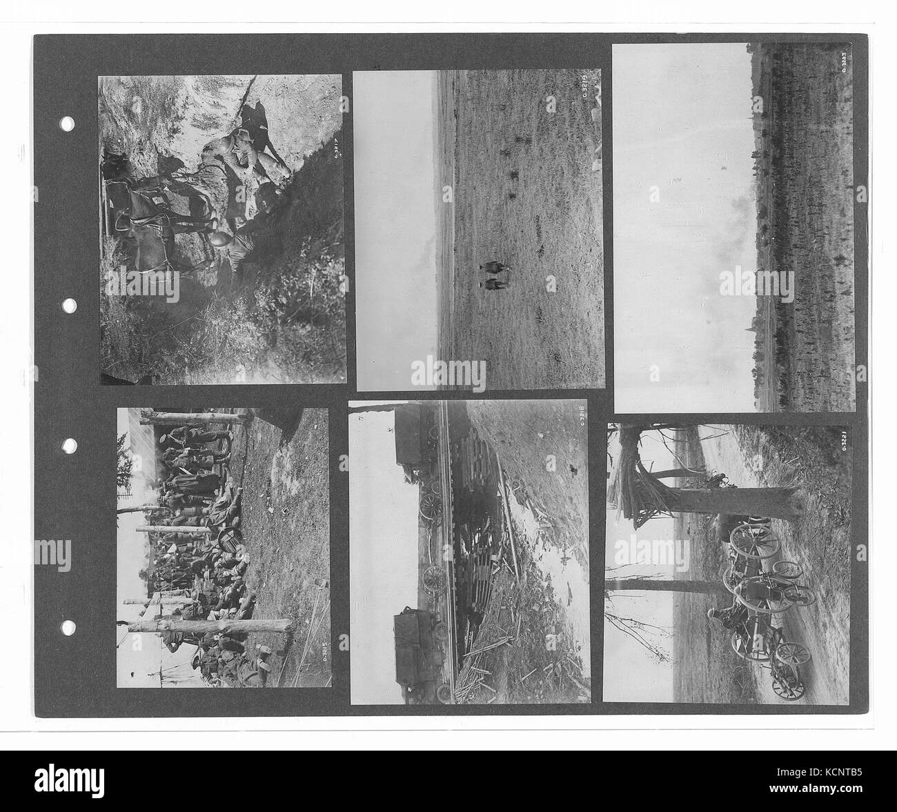 Canadian ufficiale di guerra fotografie (BL l.r.233.b.57.v4 f025r) Foto Stock