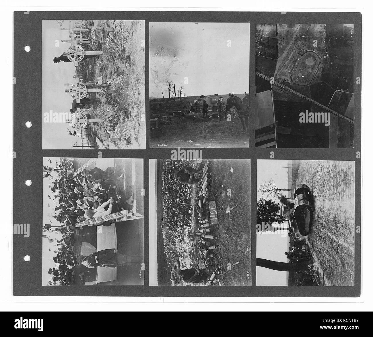 Canadian ufficiale di guerra fotografie (BL l.r.233.b.57.v4 f027r) Foto Stock