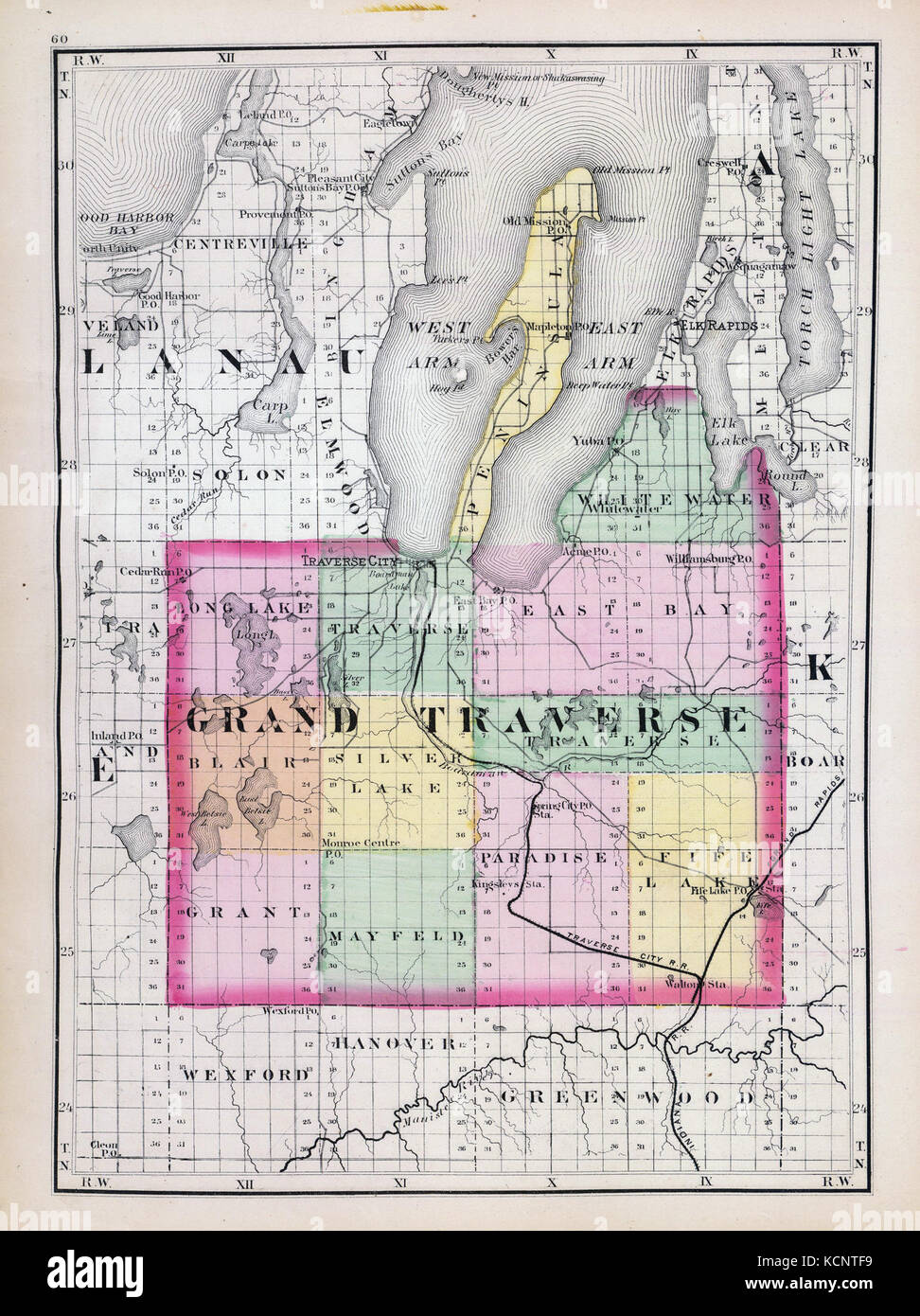 Grand Traverse County Foto Stock