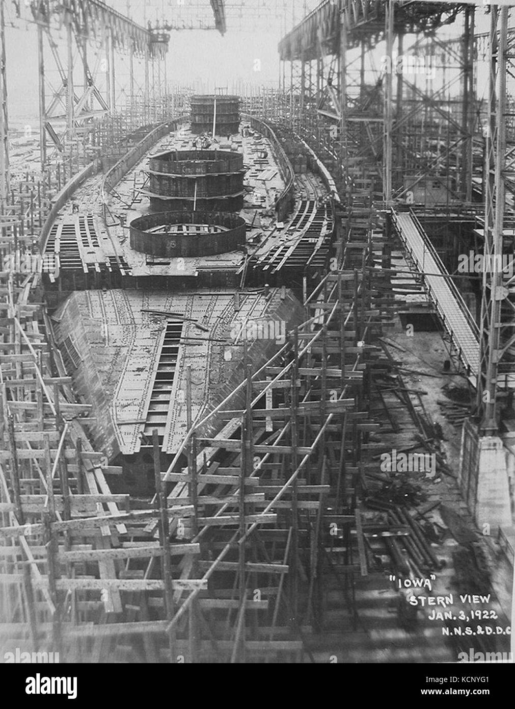 BB 53 Iowa Foto Stock