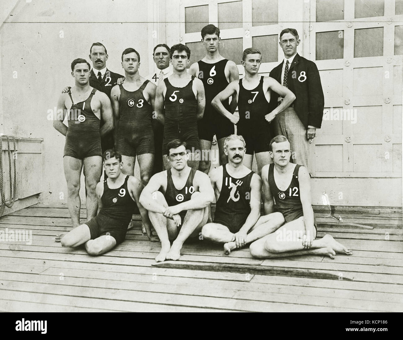 Chicago Athletic Club di nuoto team al 1904 Olimpiadi Foto Stock