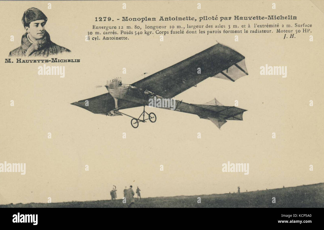 Antonietta Pilote par Hauvette Michelin Foto Stock