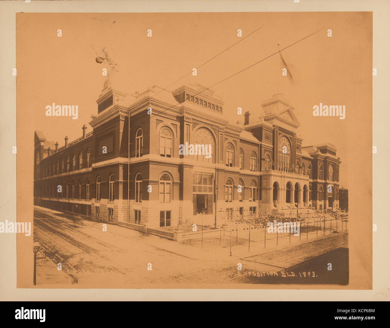 Exposition edificio, 1893 Foto Stock