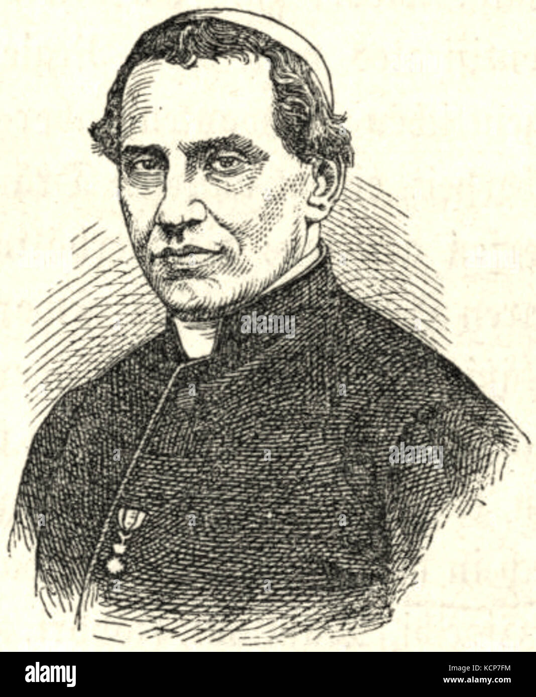 Il Cardinale Giacomo Antonelli 1873 Foto Stock
