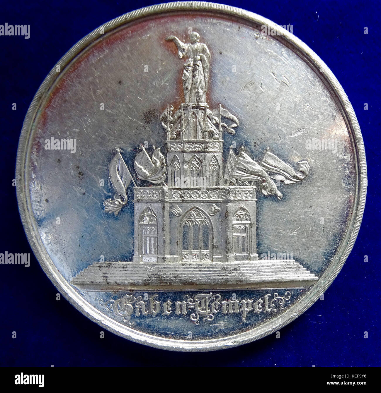 Fucile tedesco incontro Frankfurt am Main Medal 1862, complementare Foto Stock