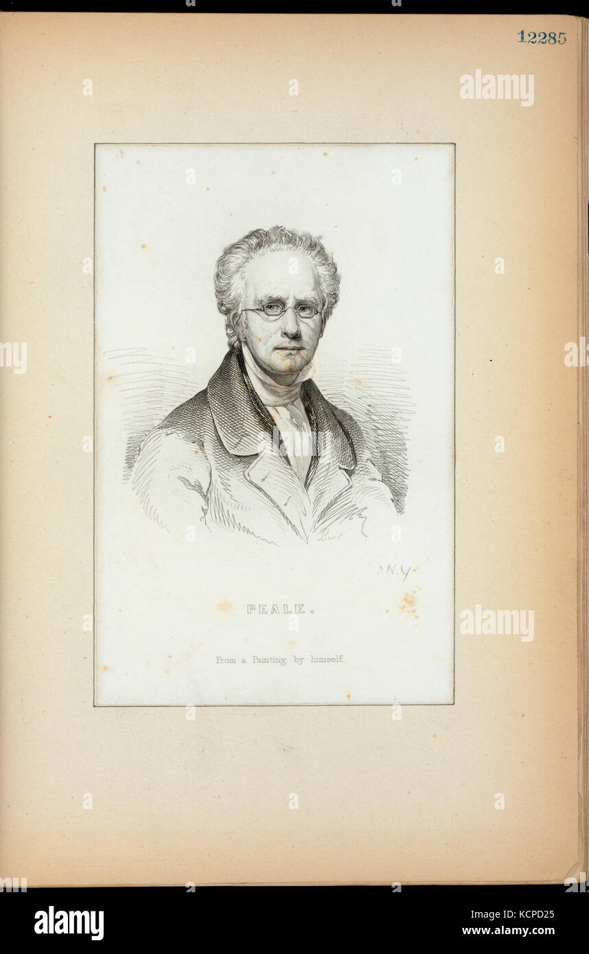 Charles Willson Peale (NYPL ADE 255768 EM12285) Foto Stock
