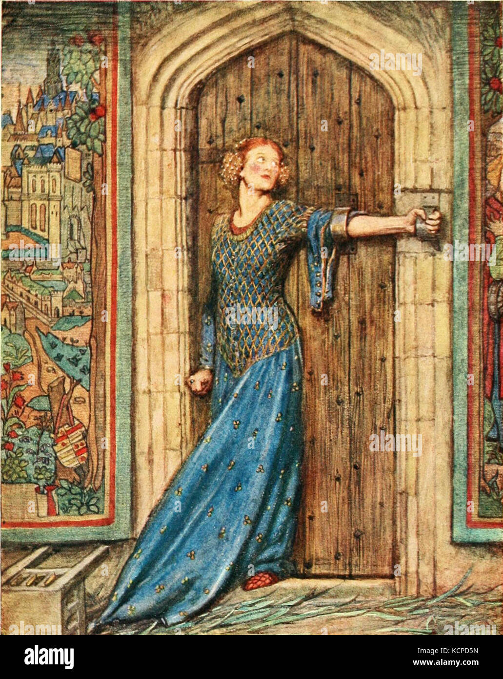 Eleanor Fortesque Brickdale Golden Book di donne famose (1919) (14775111384) Foto Stock