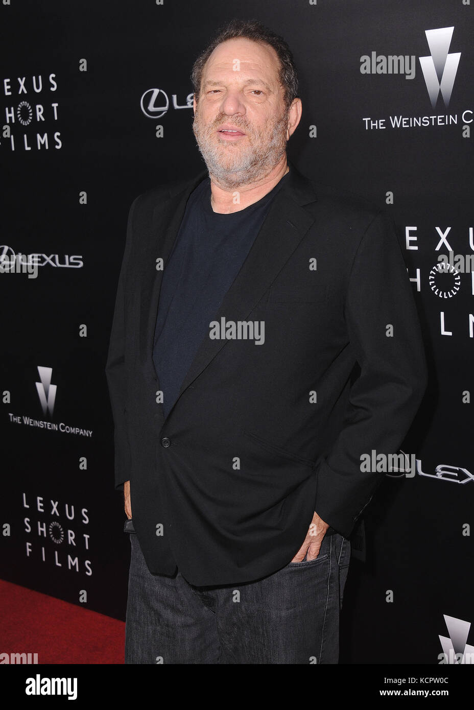 Los ANGELES, CA - 30 LUGLIO: Harvey Weinstein alla prima mondiale della 2nd Annual 'Life is Amazing' Lexus Short Films al Regal Cinemas di L.A. Dal vivo il 30 luglio 2014 a Los Angeles, California. SKPG/MediaPunch Foto Stock