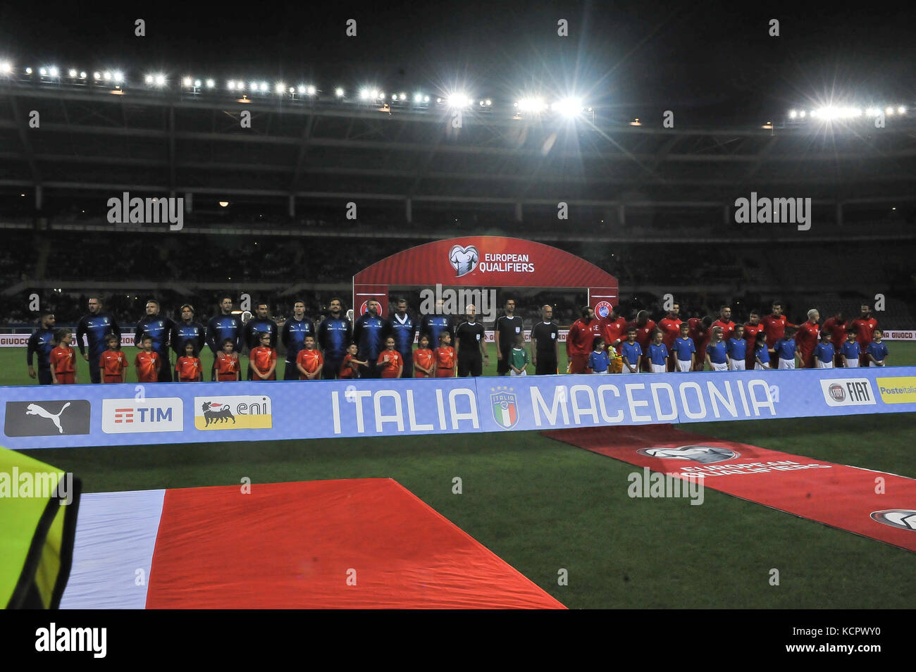 Torino, Italia. 6 ottobre, 2017. Durante la coppa del mondo fifa qualificazioni, Russia. a torino, Italia. Credito: Fabio petrosino/alamy live news Foto Stock