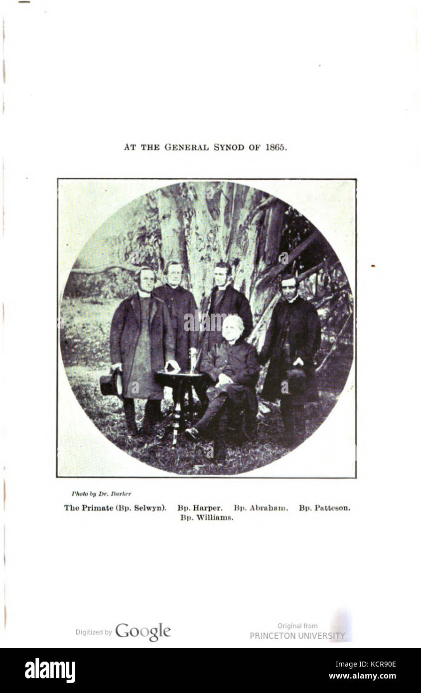 Al Sinodo Generale dei 1865 Foto Stock