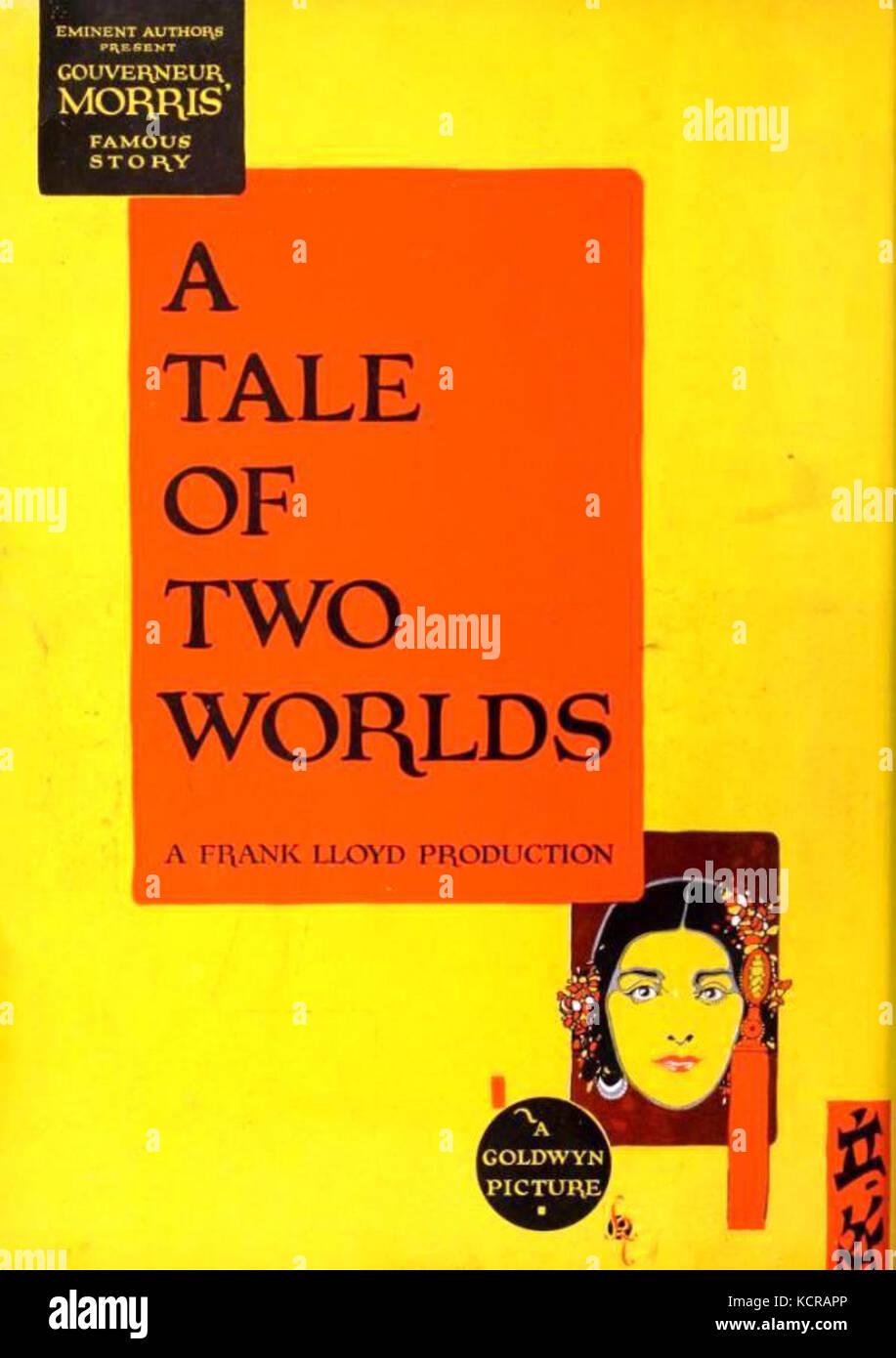 Un racconto di due mondi (1921) 8 Foto Stock