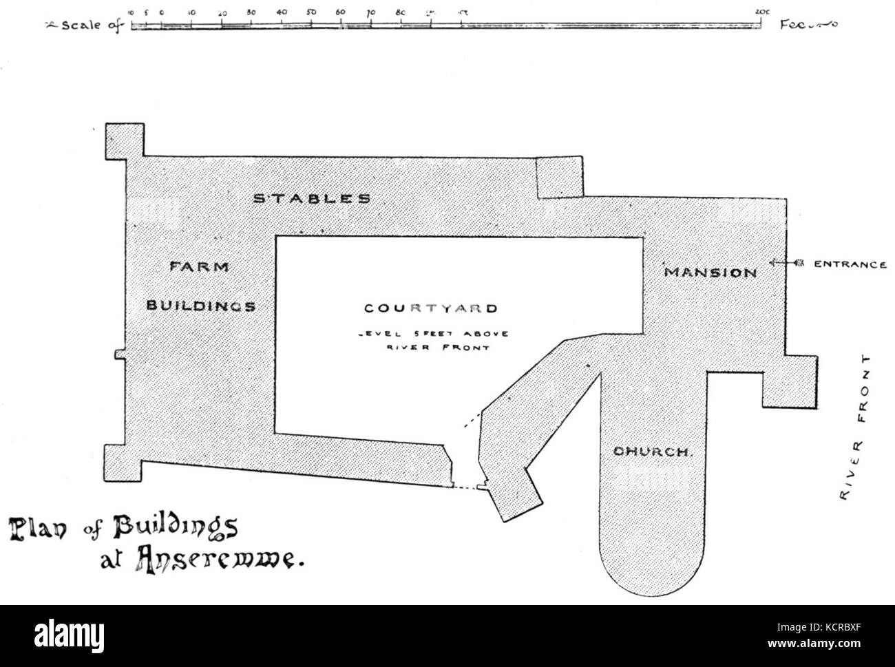 Una vecchia casa inglese e le sue dipendenze pagina 193 Foto Stock
