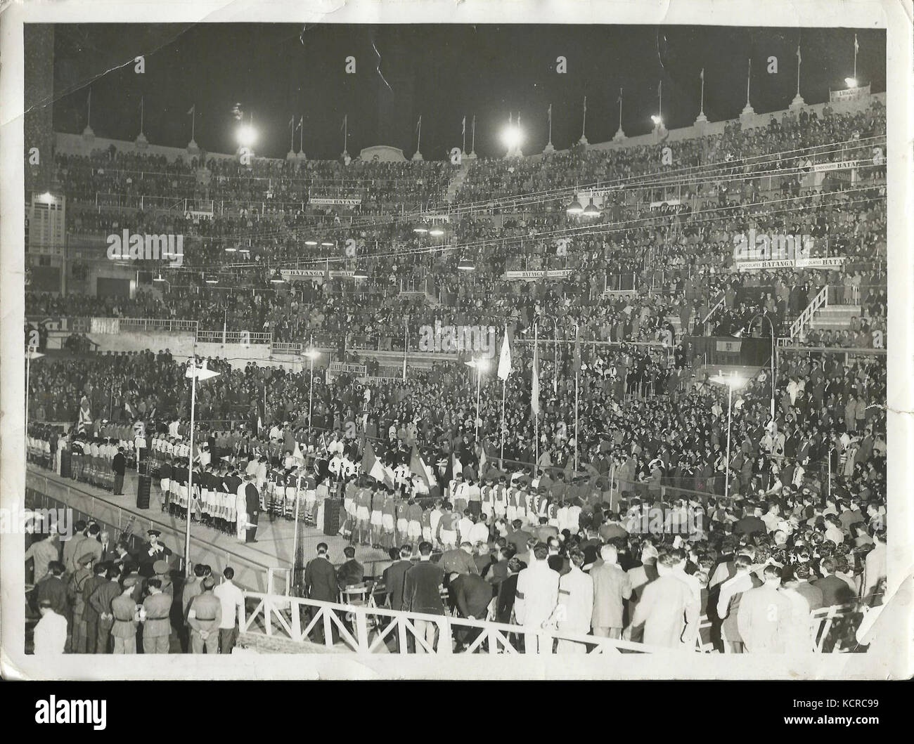 Championnat du monde Barcelone 1954 Foto Stock