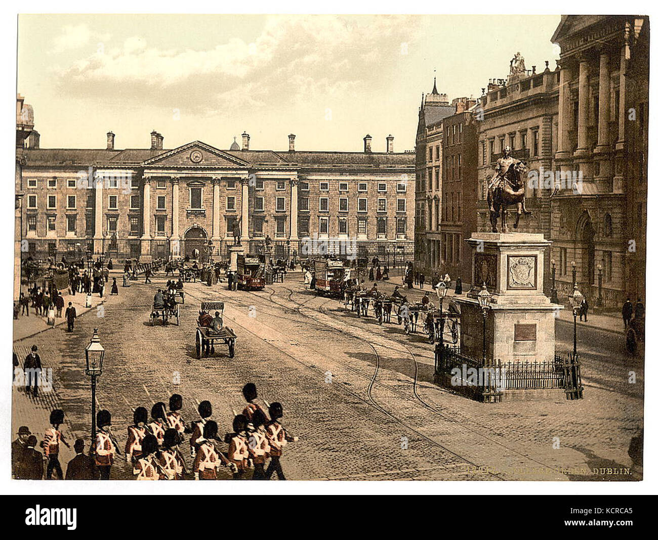 College Green, Dublino. County Dublin, Irlanda Foto Stock
