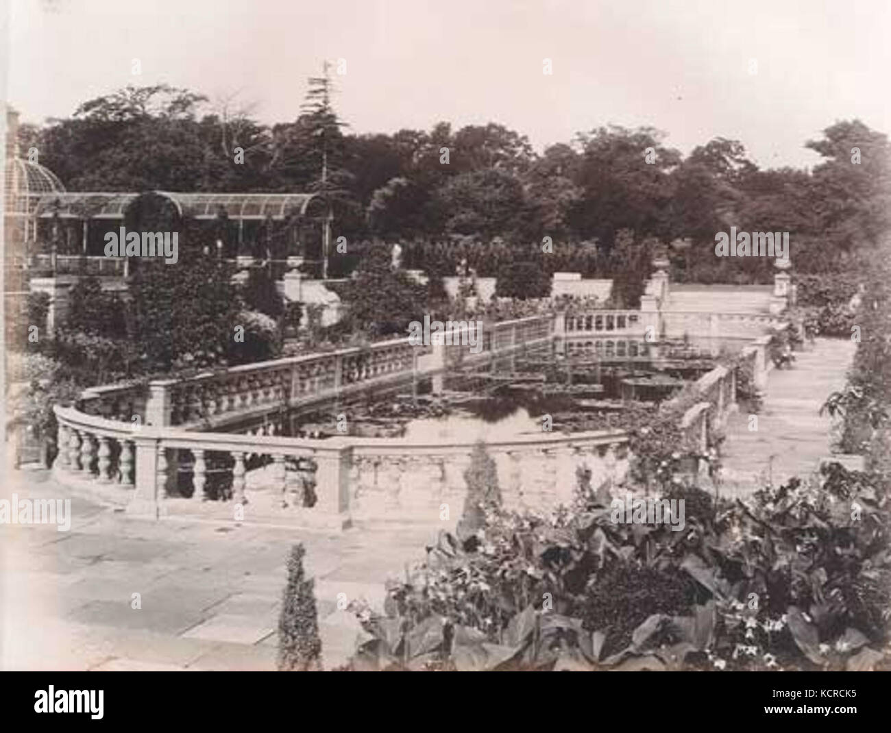 Easton Lodge serra giardino extant 1905 al 1922 Foto Stock