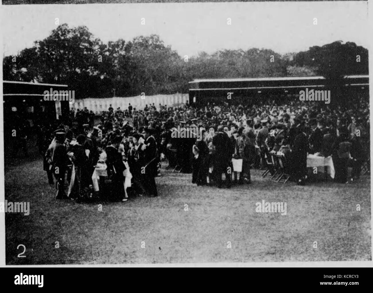 Questo si riferisce a una fotografia o a una registrazione storica che mostra Edoardo VIII, il Duca di Windsor, durante la sua visita in Giappone nel 1922 a Shinjuku Gyoen per l'evento Kanoukai. Foto Stock