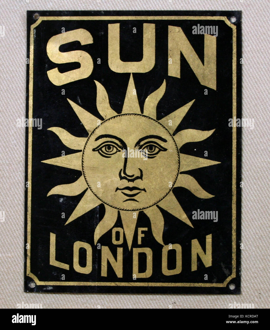 Marchio di fuoco per Sun ufficio assicurazioni, limitata a Londra in Inghilterra Foto Stock