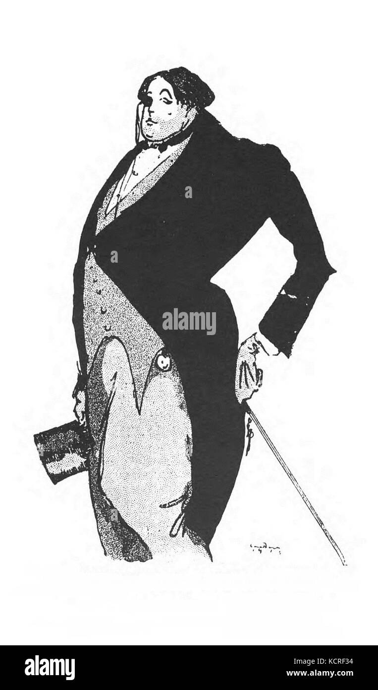 La caricatura di Claud Lovat Fraser Foto Stock