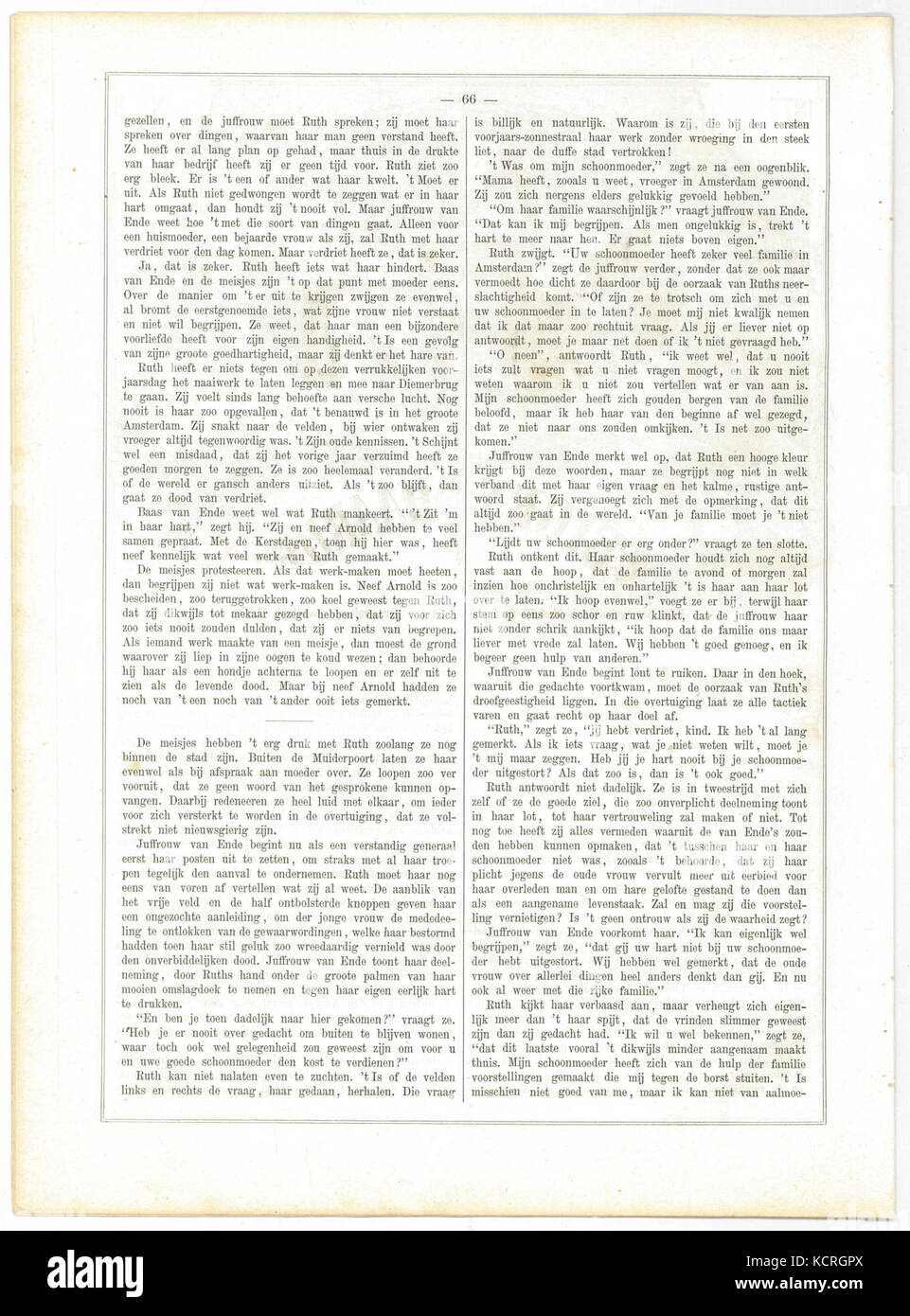 Eigen Haard 1875 n. 8 pagina 66 Foto Stock