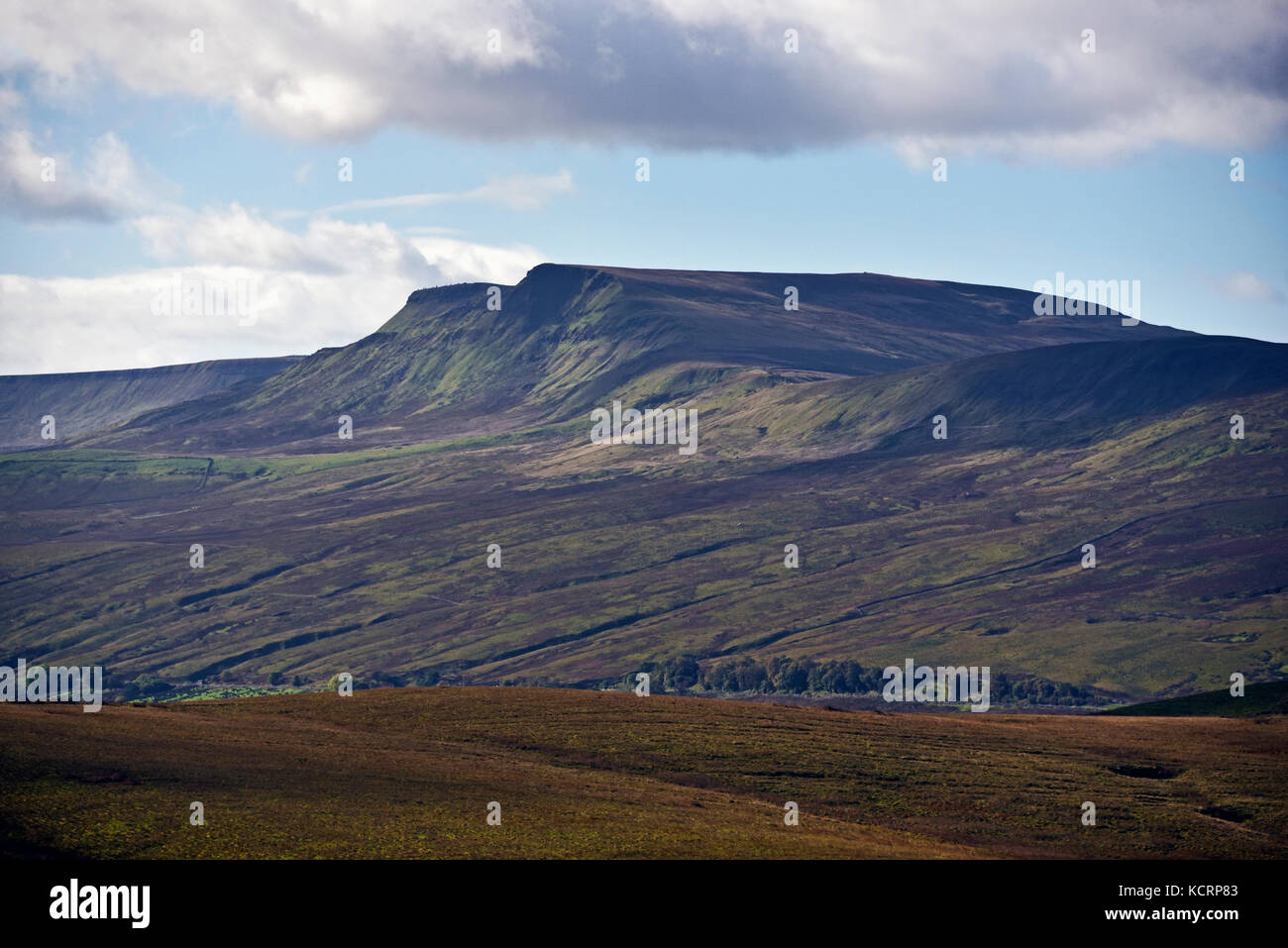 Il cinghiale è sceso, Mallerstang, visto dal Nateby comune. Yorkshire Dales National Park, Cumbria, England, Regno Unito, Europa. Foto Stock