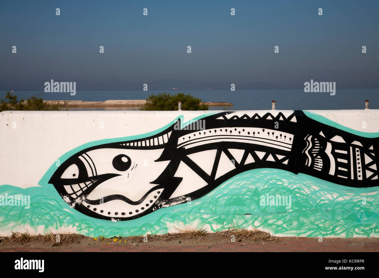 Abbandonato e distrutto località balneare voula Atene Attica Grecia Foto Stock