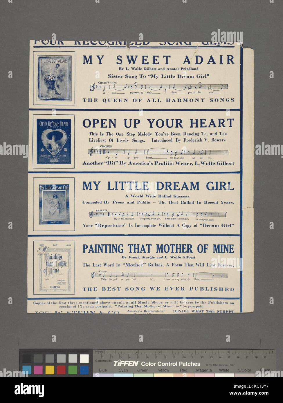 Castelli in aria (NYPL ADE 609412 1822383) Foto Stock