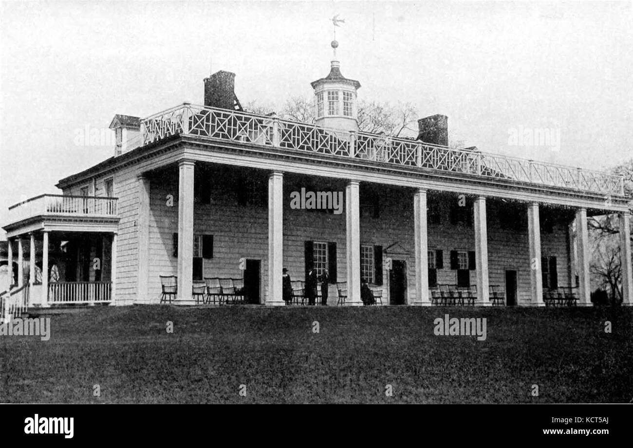 Collier's 1921 Washington George Mount Vernon Foto Stock