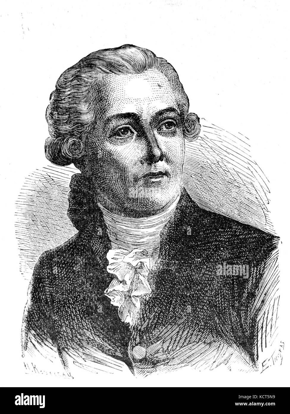 Per AduC 147 Lavoisier (A.L., 1743 1794) Foto Stock