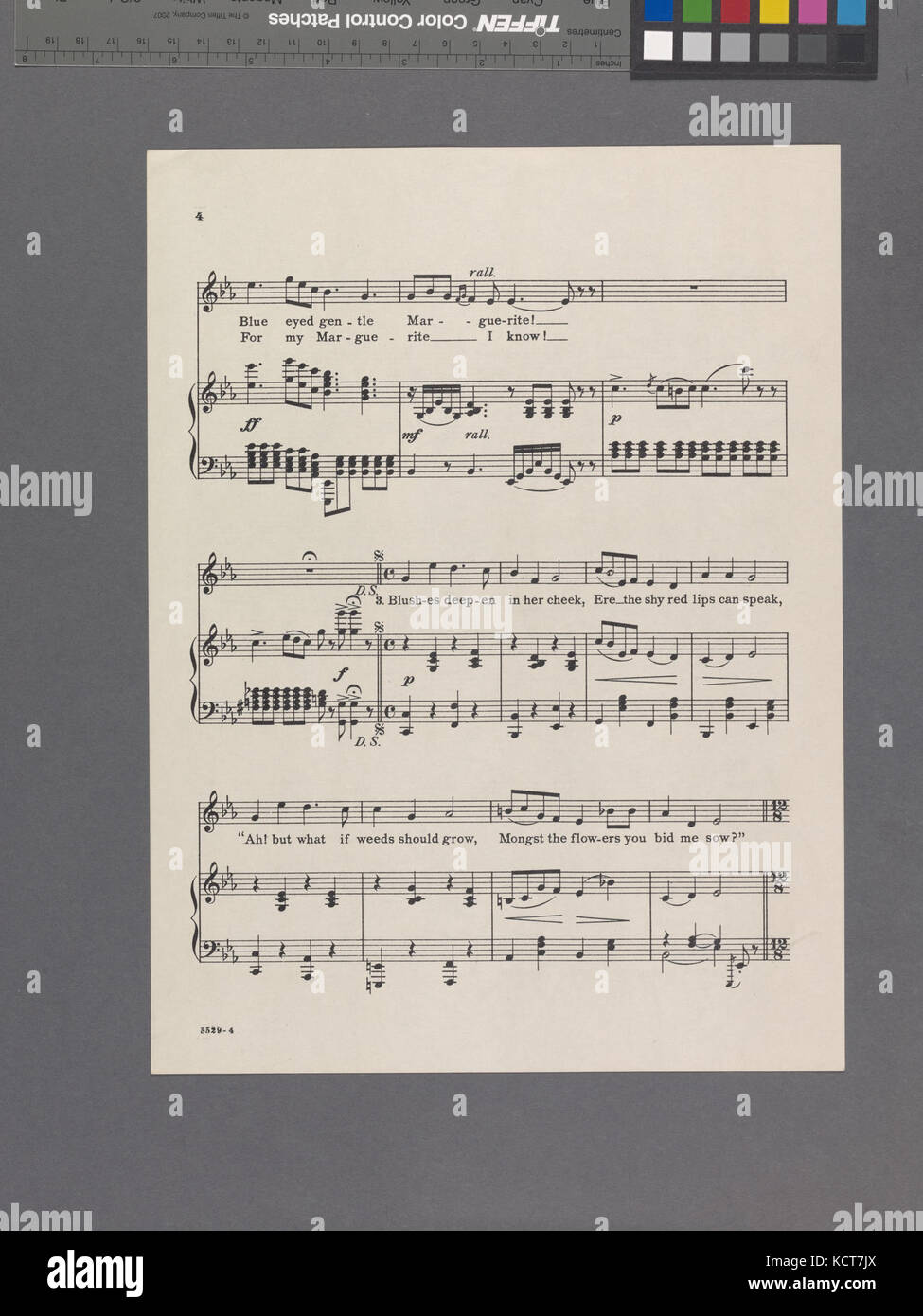 Cuori e fiori (NYPL ADE 608739 1973584) Foto Stock