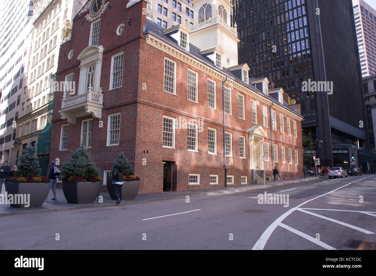 Old State House di Boston il 4 ottobre 2017 Foto Stock