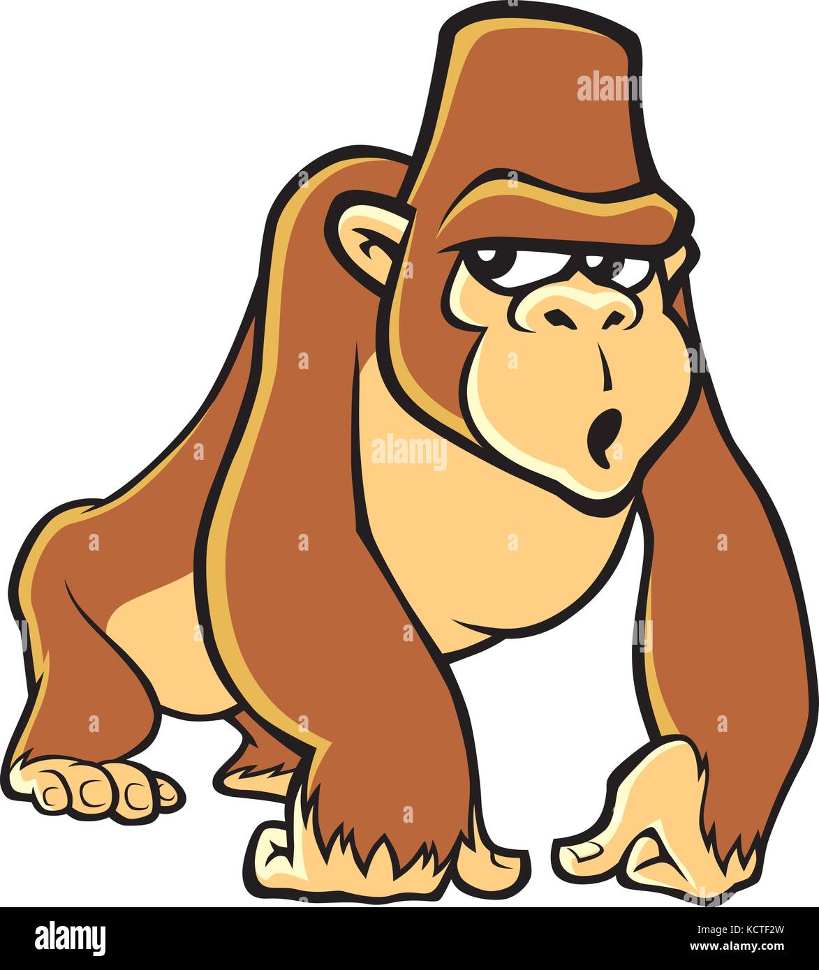 Gorilla cartoon immagini e fotografie stock ad alta risoluzione - Alamy