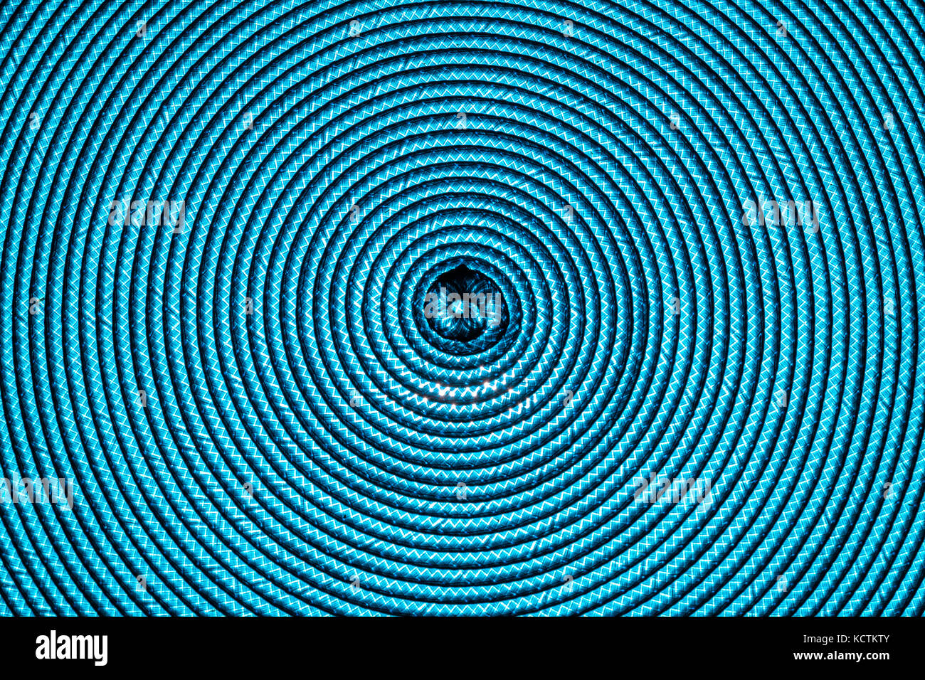 astratto sfondo a spirale blu . Ripetizione radiale Foto Stock