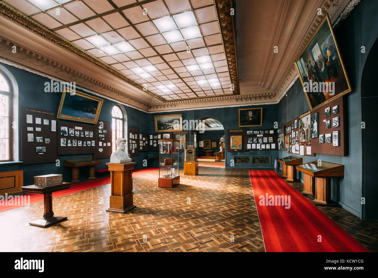 Gori, Shida Kartli Regione, Georgia, Eurasia. Esposizione museale in Joseph Stalin museo. Foto Stock