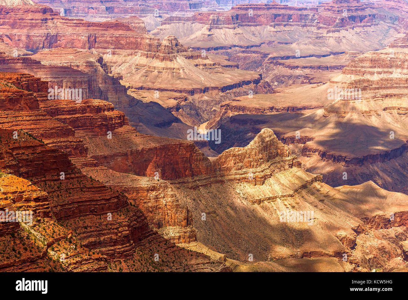 Del Grand Canyon South Rim, Arizona, Stati Uniti d'America Foto Stock